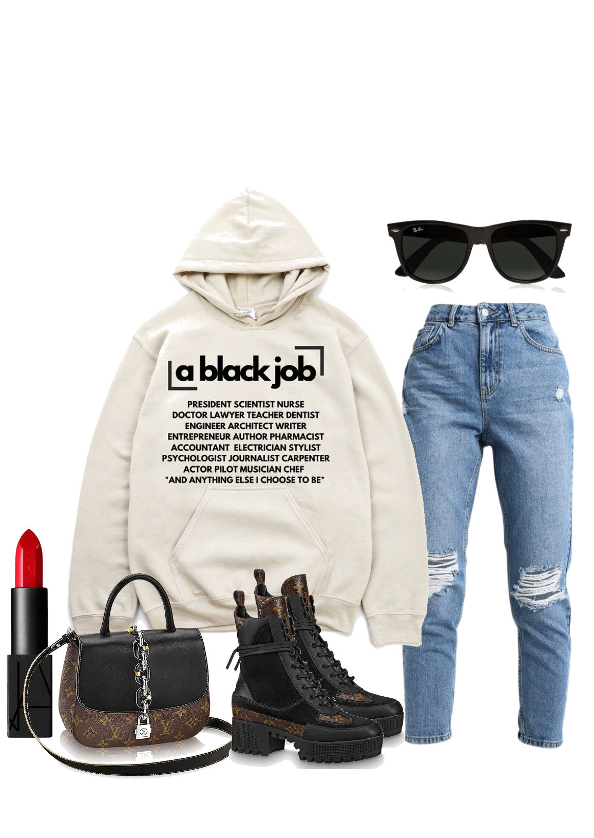 A Black Job hoodie